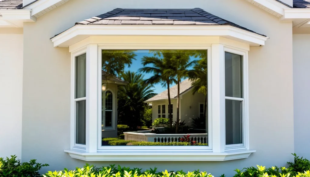 Bay and bow window